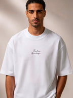 The Signature Boxy-Fit Tee in White