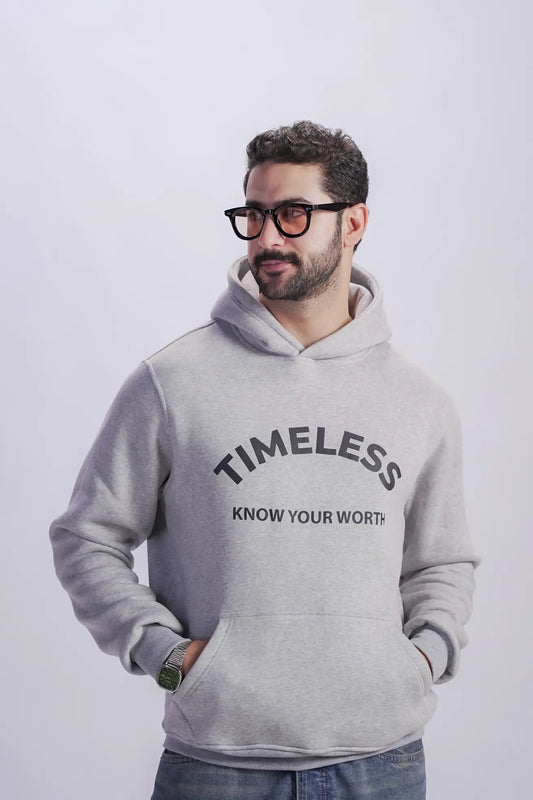 Gray Milton Hoodie – Cotton Minimal Comfort & Style