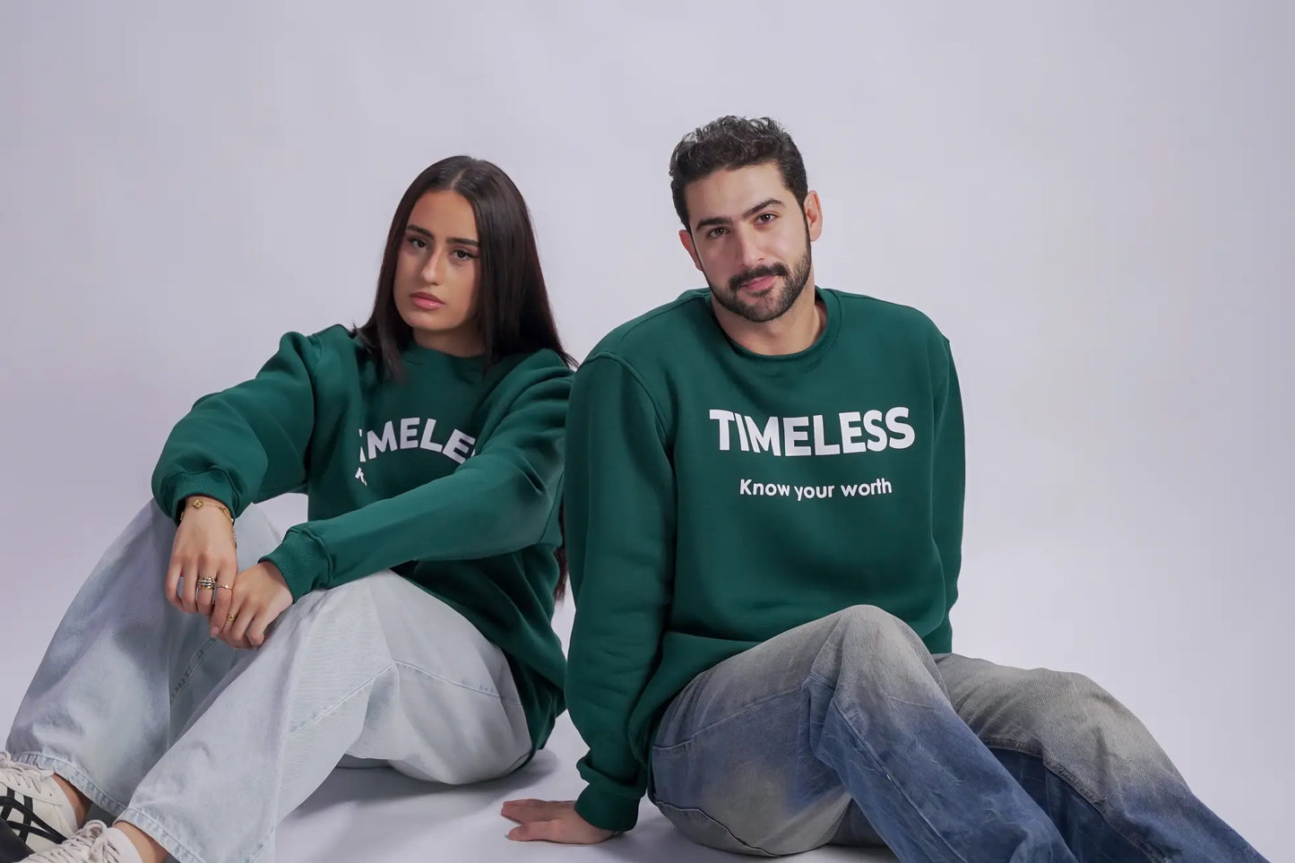 Dark green sweatshirt