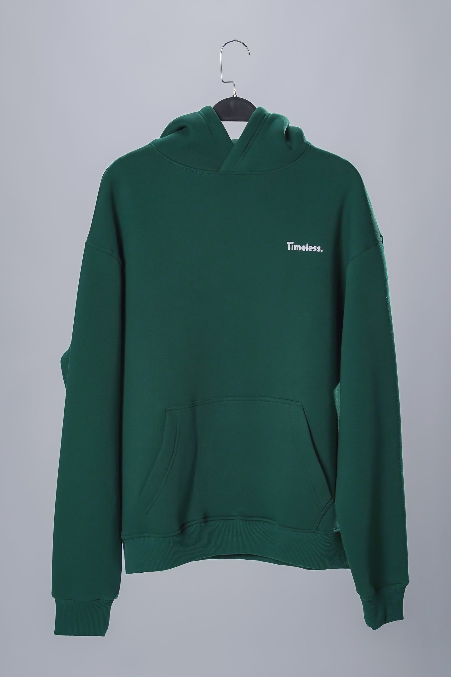 Hoodie oversize dark green