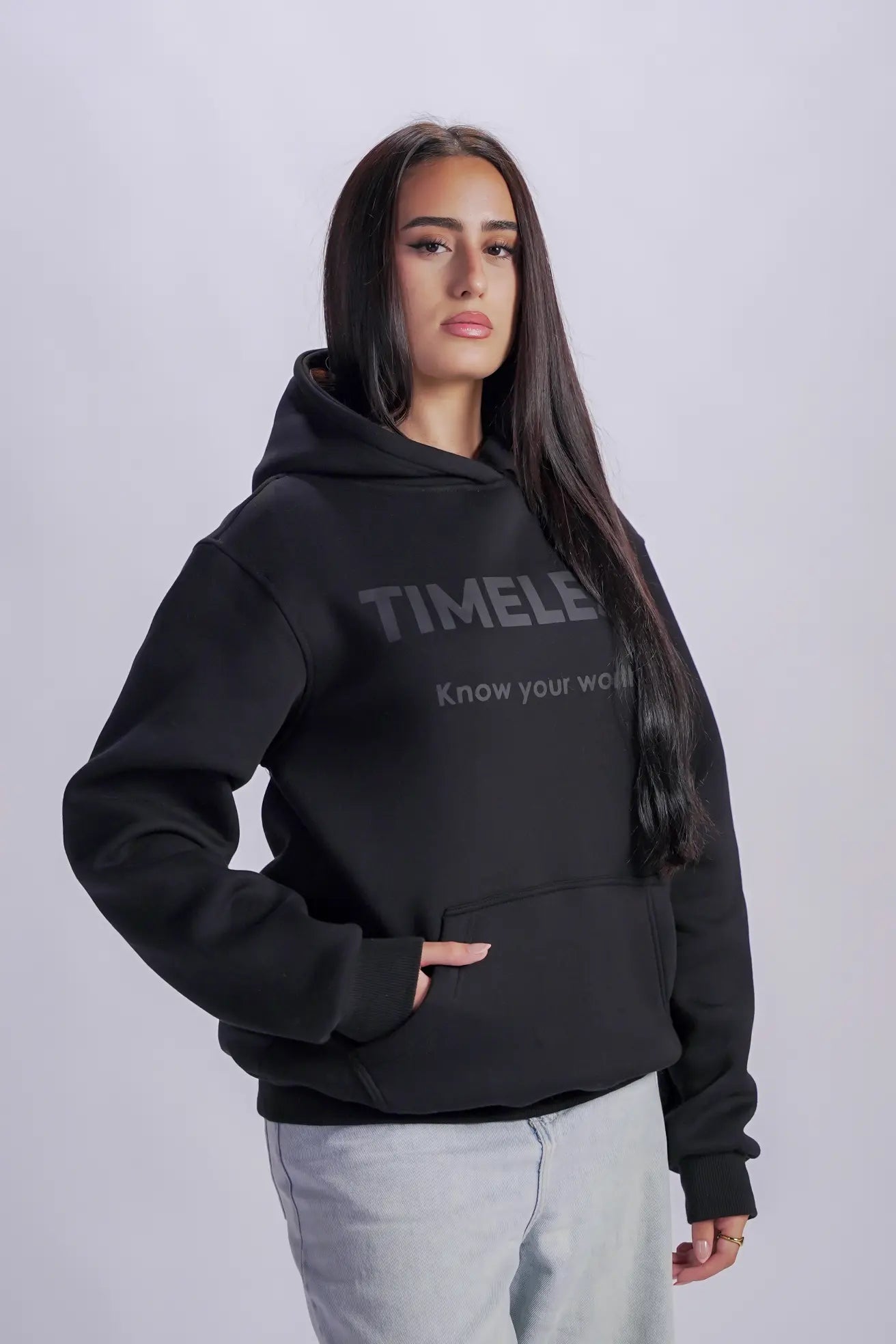 Black Milton Hoodie – Cotton Minimal Comfort & Style
