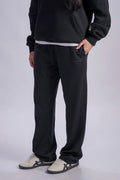 Black & Gray wide leg sweatpants