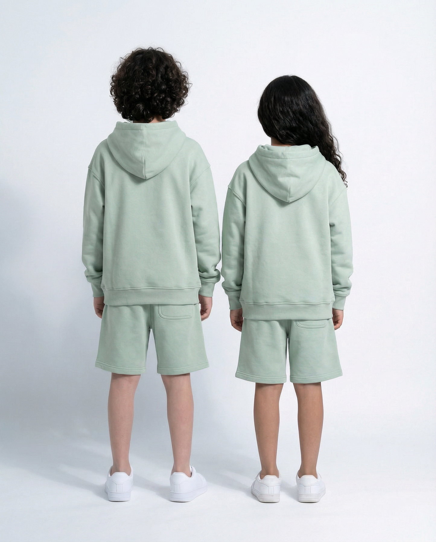 kids 3 piece outfit oversize set mint green