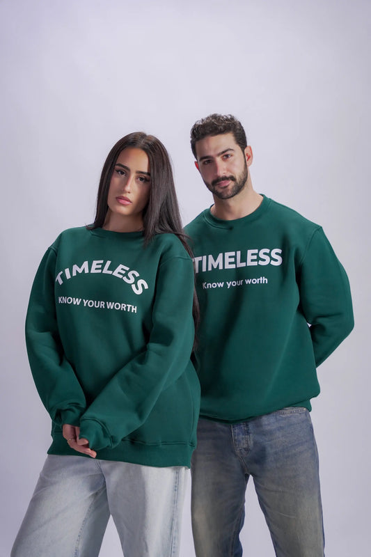 Dark green sweatshirt