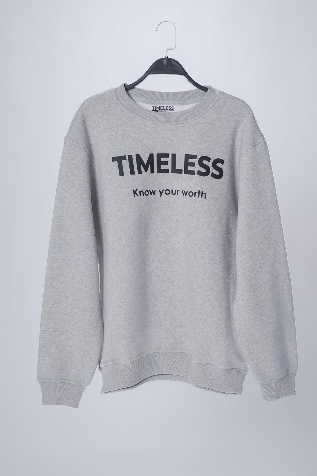 Gray sweatshirt