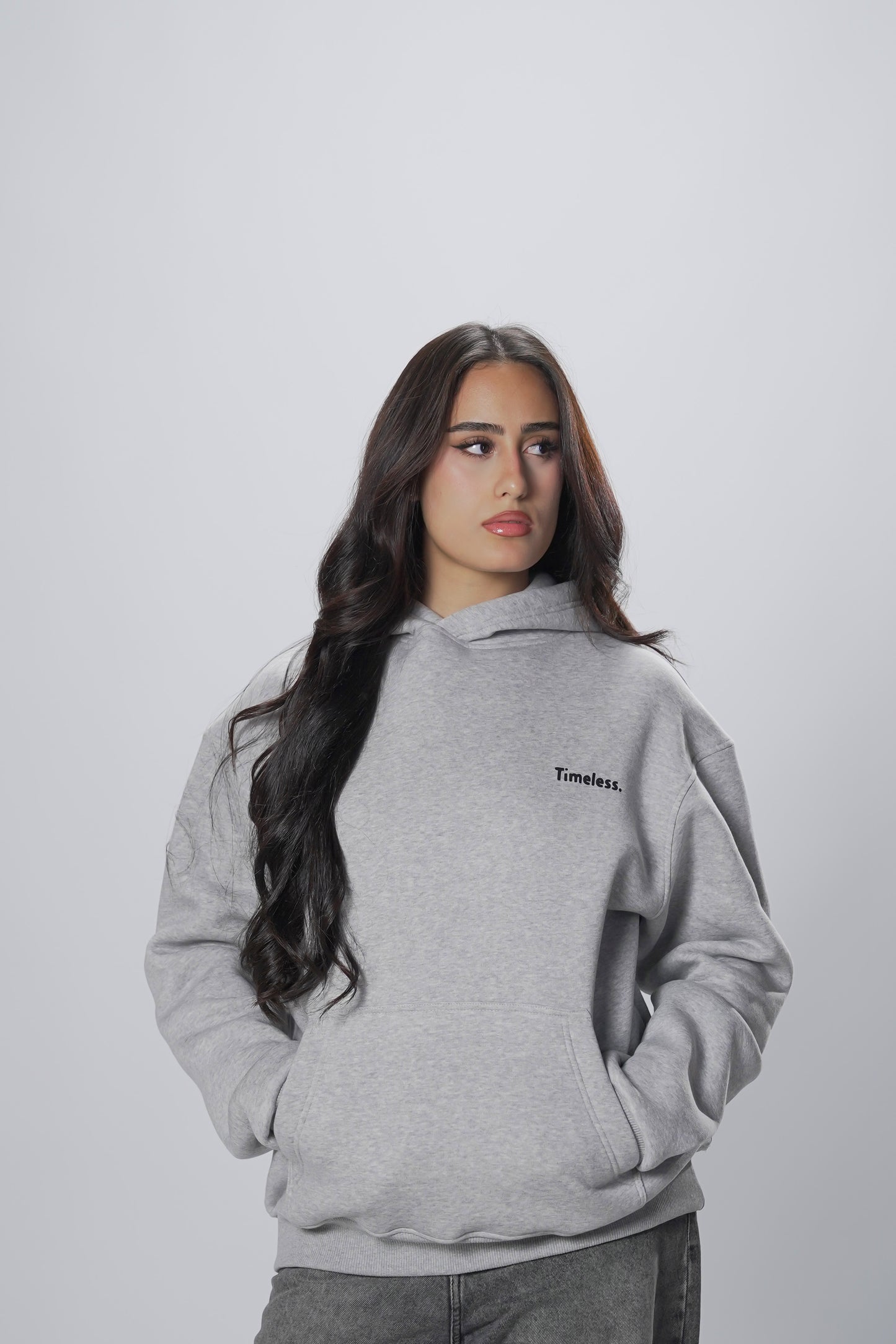 Hoodie Oversize grey