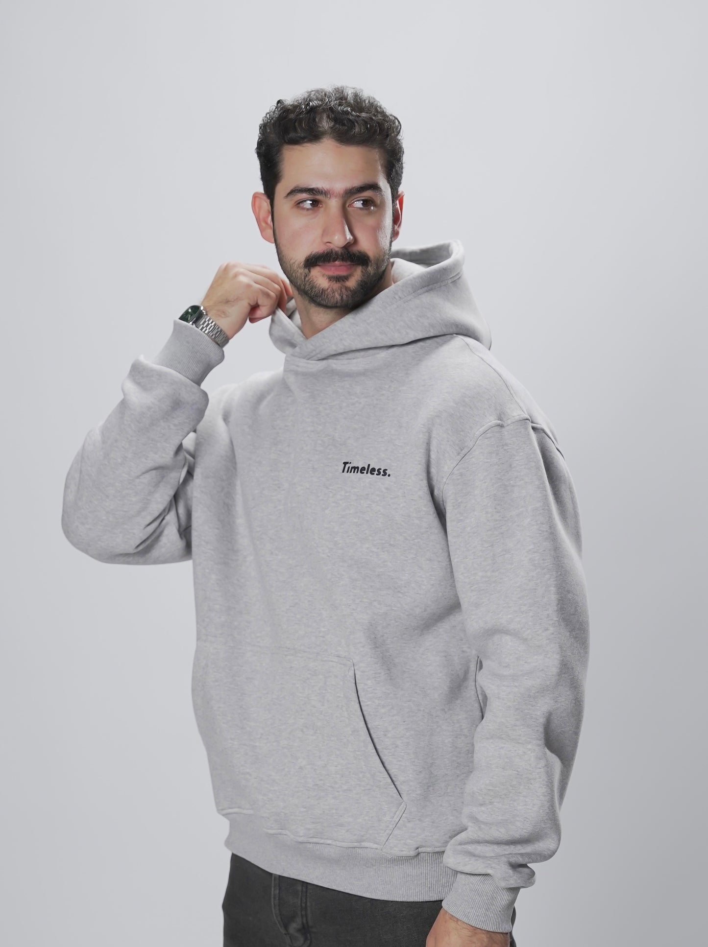 Hoodie Oversize grey