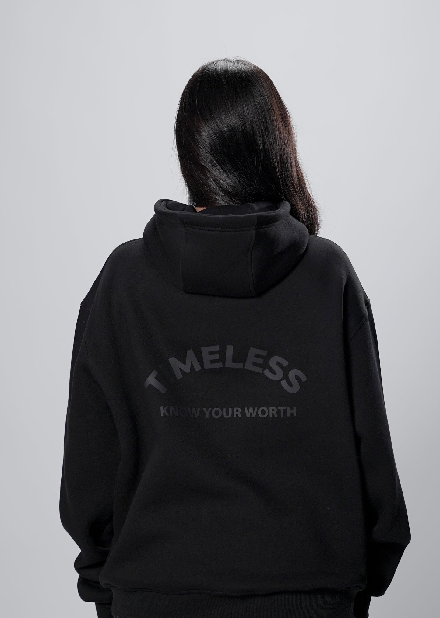 Hoodie Over size black
