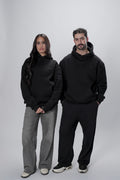 Hoodie Over size black