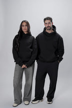 Hoodie Over size black
