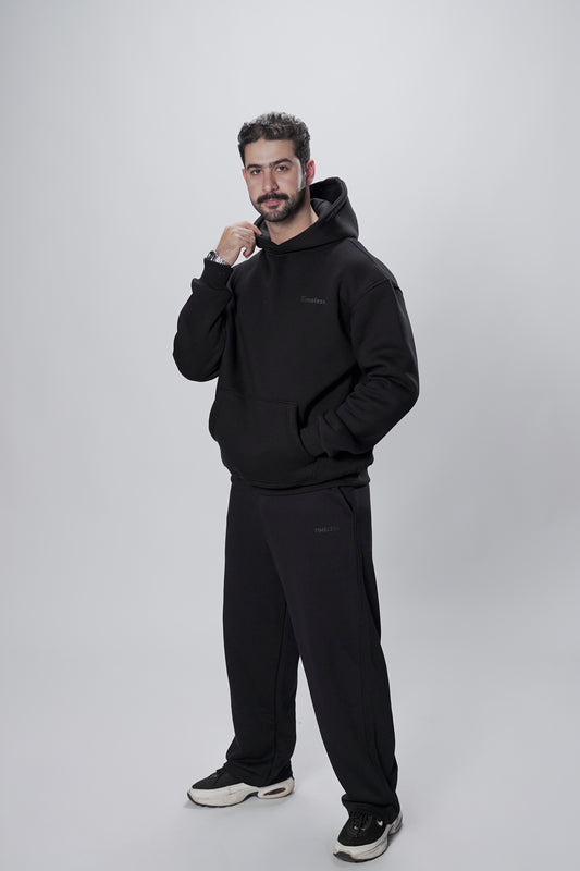 Hoodie Over size black