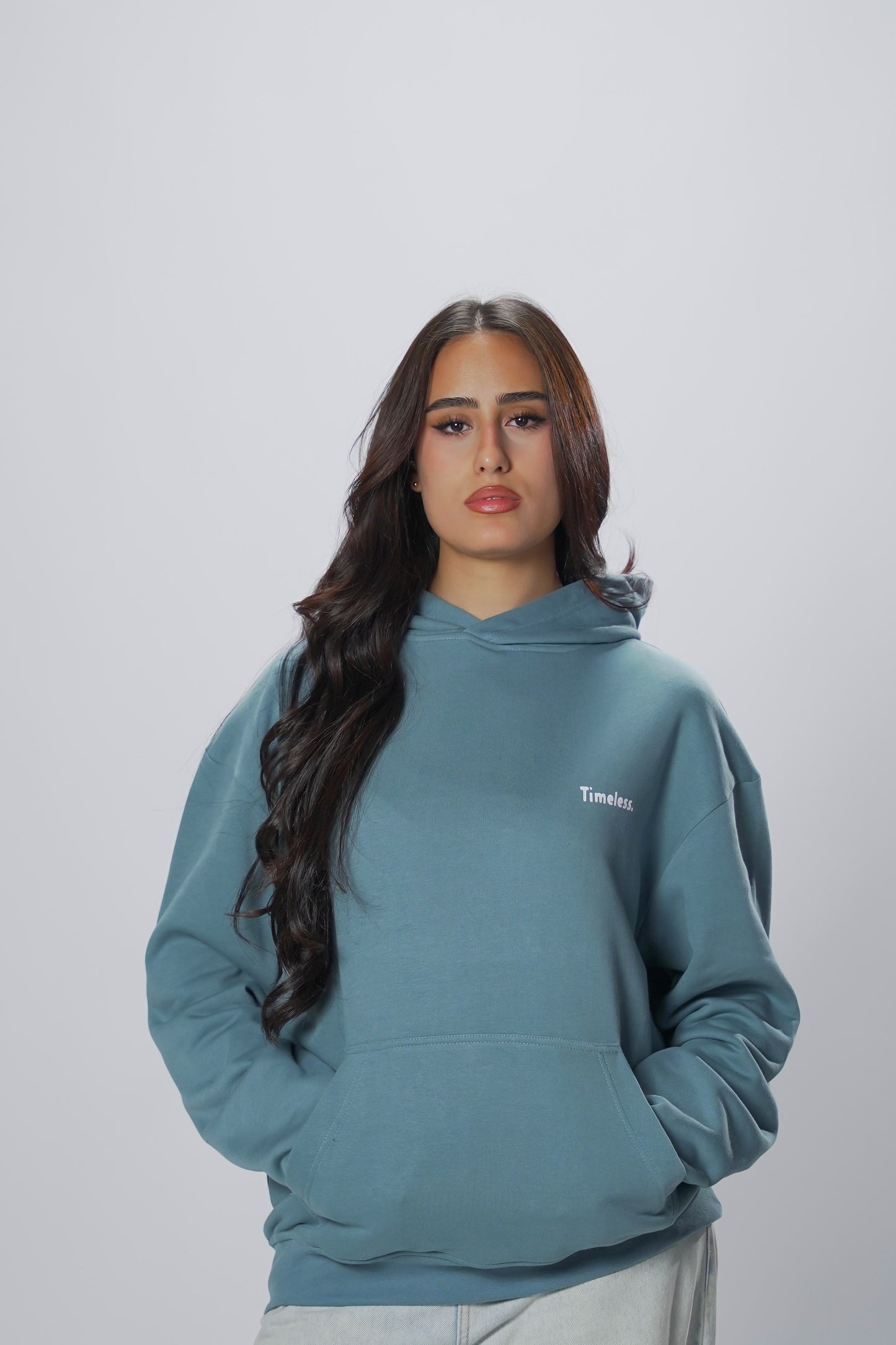 Hoodie Oversize indigo