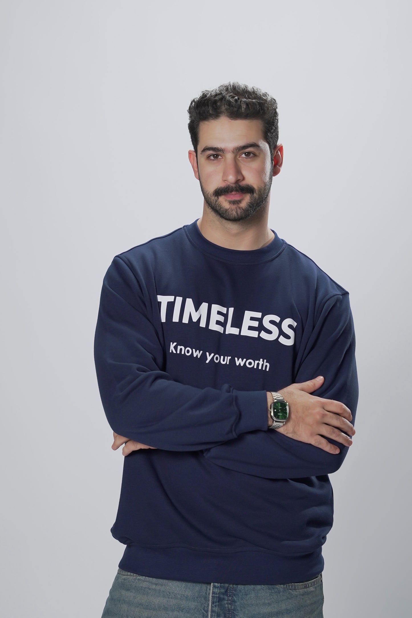 Sweat shirt blue black