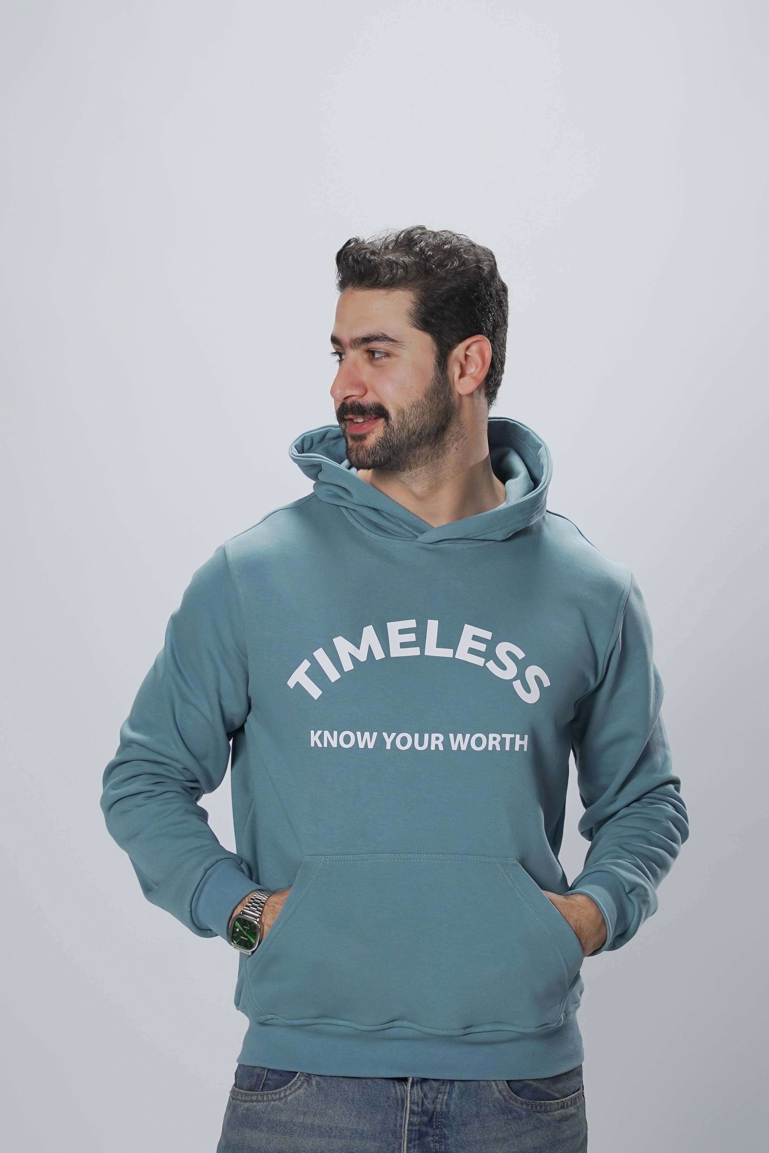 هودي أزرق نيلي