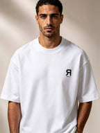 The( Я )Signature Boxy-Fit Tee in White
