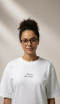 The Signature Boxy-Fit Tee in White