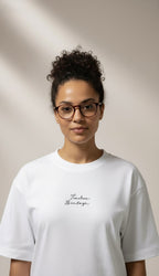 The Signature Boxy-Fit Tee in White
