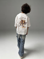Mini Timeless Boxy fit Tee in White
