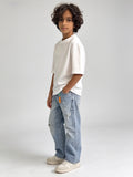 Mini Timeless Boxy fit Tee in White