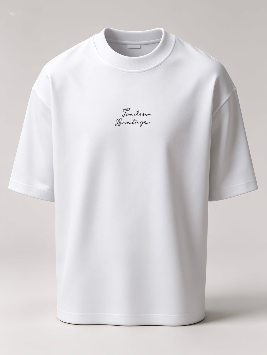 The Signature Boxy-Fit Tee in White