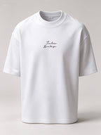 The Signature Boxy-Fit Tee in White