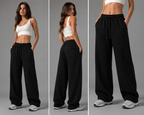 Essential Oversized Sweatpants in Black